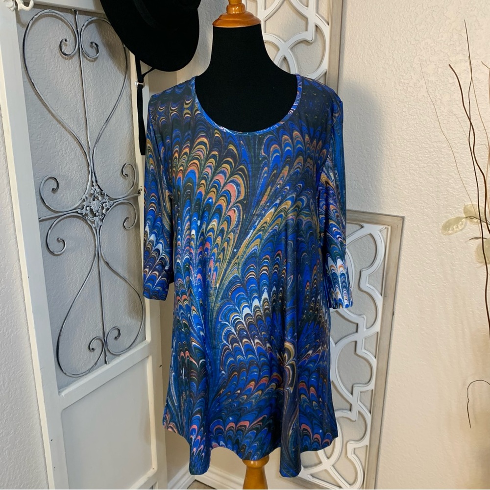 Simply Aster colorful abstract dress